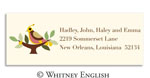Whitney English Address Labels - Partridge (Holiday) (615374)